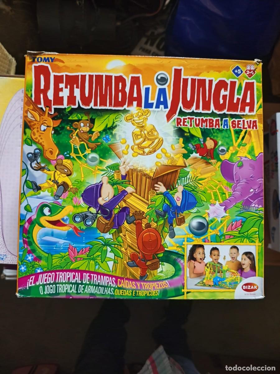 Juguetes antiguos y Juegos de colecci&oacute;n: Retumba la Jungla, un cl&aacute;sico juego de mesa infantil de acci&oacute;n y habilidad. Bizac.