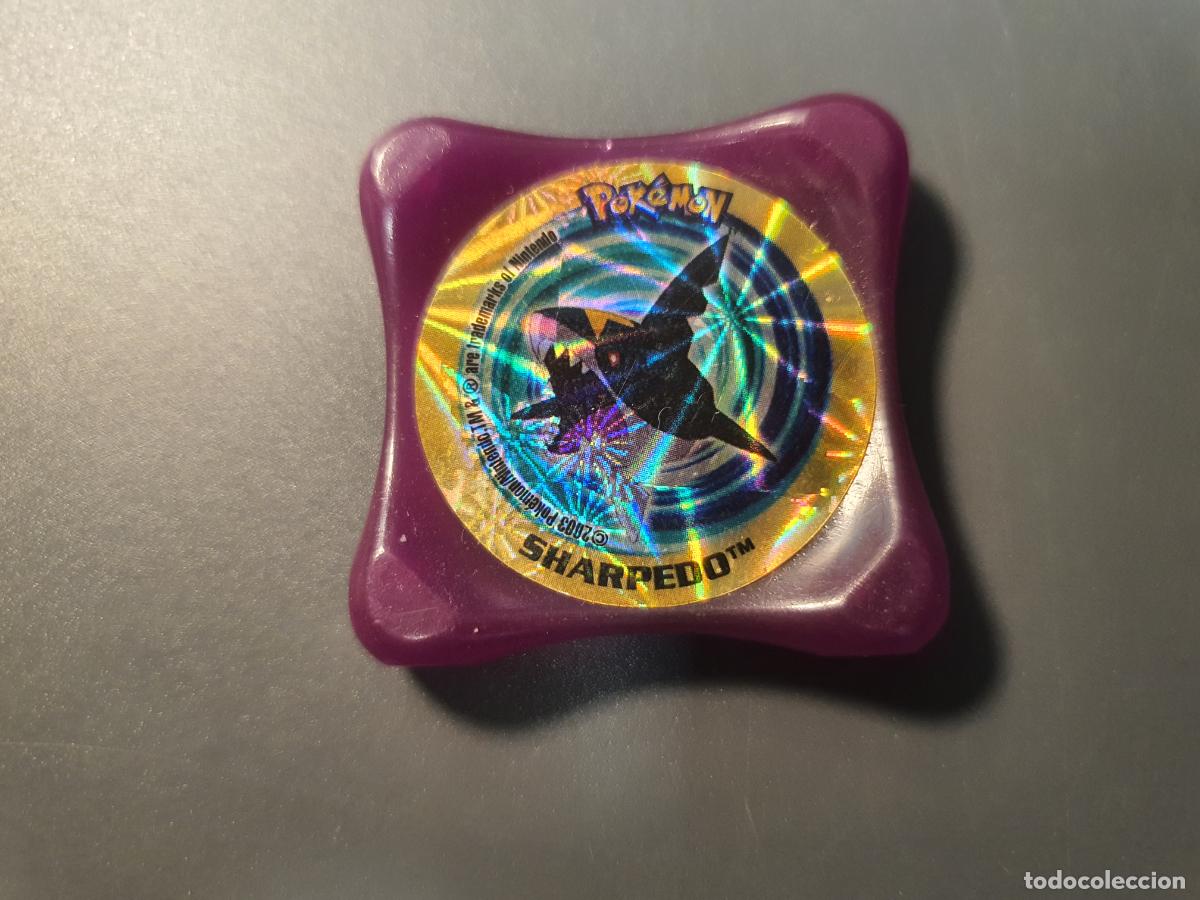 Juguetes antiguos y Juegos de colecci&oacute;n: TAZO POKEMON -- 2003 -- POKEMON LASER WAPS -- N&ordm; SHARPEDO