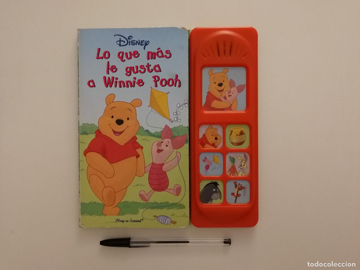 Juguetes antiguos y Juegos de colecci&oacute;n: LIBRO MUSICAL - LO QUE MAS LE GUSTA A Winnie the Pooh - WALT DISNEY