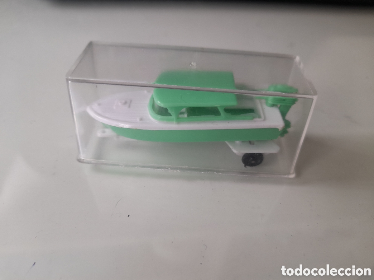 Juguetes antiguos y Juegos de colecci&oacute;n: MINIATURAS EKO. LANCHA REMOLQUE. NUEVA. FALTA LA BASE DE LA CAJA