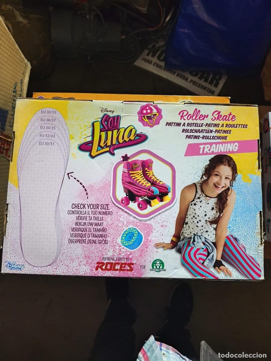Juguetes antiguos y Juegos de colecci&oacute;n: Patines de cuatro ruedas de entrenamiento Roces. Serie de televisi&oacute;n Soy Luna de Disney. 2016
