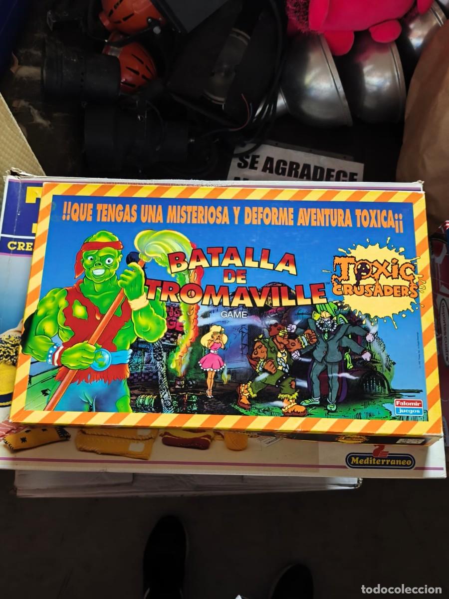 Juguetes antiguos y Juegos de colecci&oacute;n: juego de mesa de Toxic Crusaders. &rdquo;Batalla de Tromaville&rdquo;