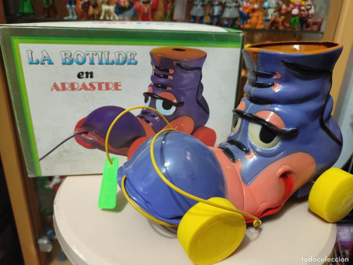 Juguetes antiguos y Juegos de colecci&oacute;n: Ocasion ! Antiguo Juguete de arrastre Botilde a&ntilde;os 80 nueva a estrenar en su caja Un Dos Tres