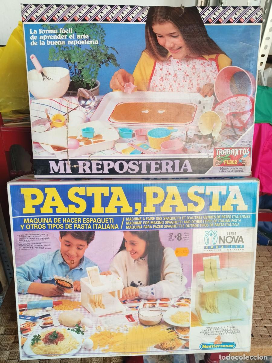 Juguetes antiguos y Juegos de colecci&oacute;n: 2 juegos a&ntilde;os 80 90 PASTA PASTA MEDITERRANEO + MI RESPOSTERIA FEBER NUEVOS PRECINTADOS