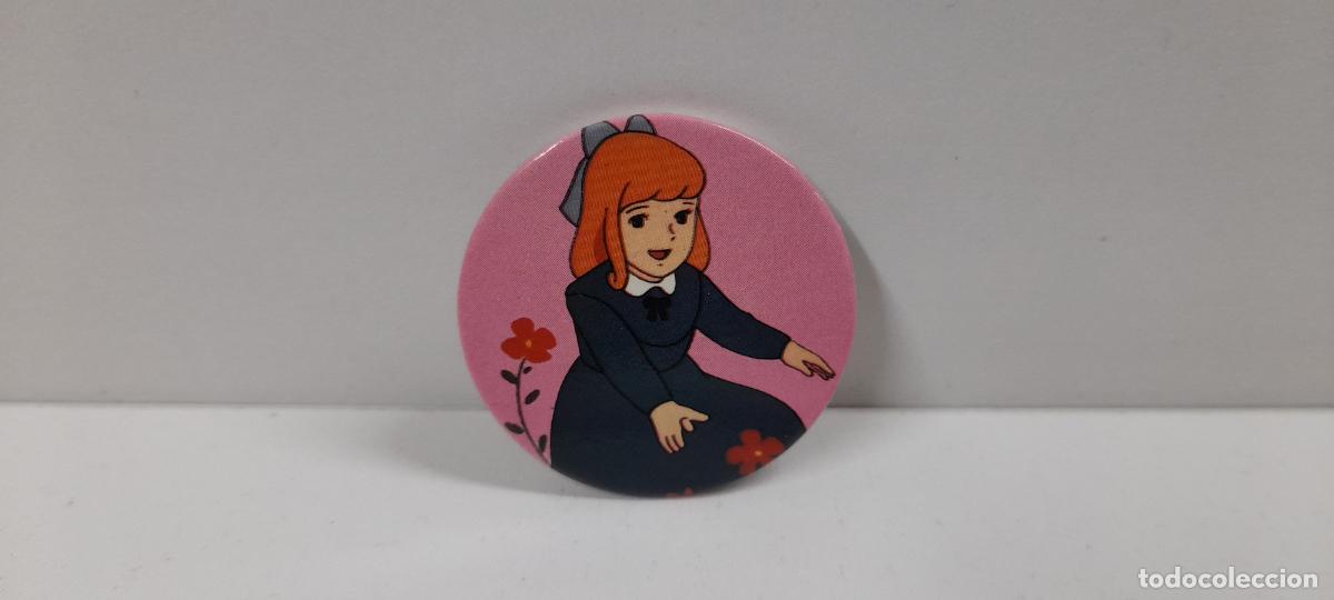 Juguetes antiguos y Juegos de colecci&oacute;n: ANTIGUA CHAPA DE COLECCION DE CLARA - HEIDI . TAURUS FLIM . ORIGINAL A&Ntilde;O 1987