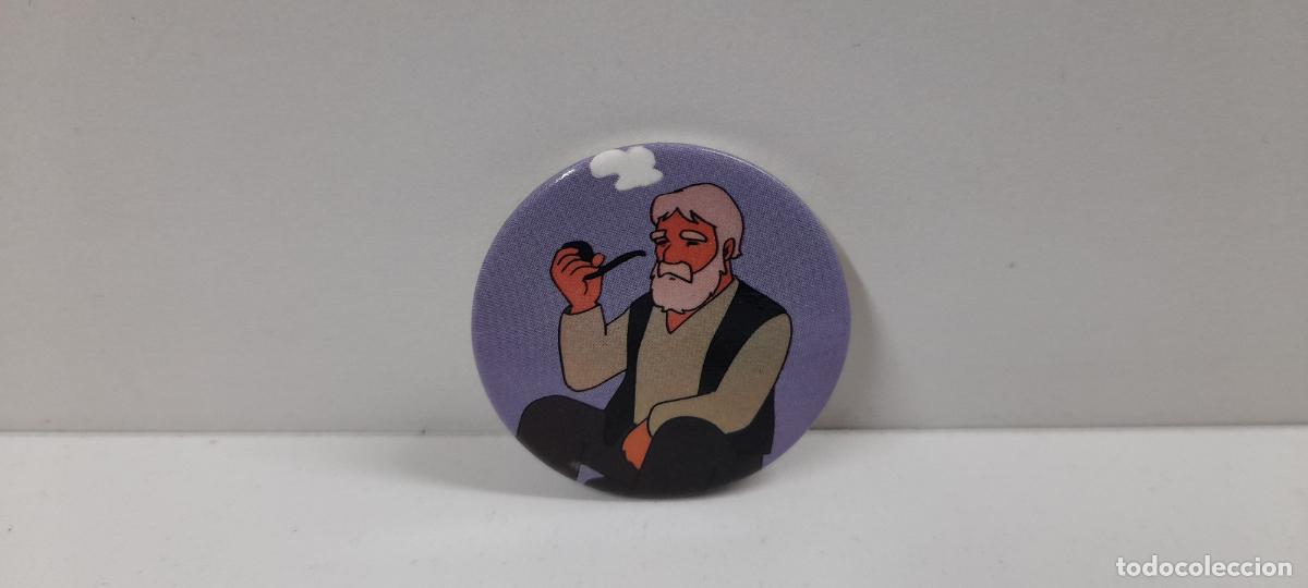 Juguetes antiguos y Juegos de colecci&oacute;n: ANTIGUA CHAPA DE COLECCION DE EL ABUELO - HEIDI . TAURUS FLIM . ORIGINAL A&Ntilde;O 1987