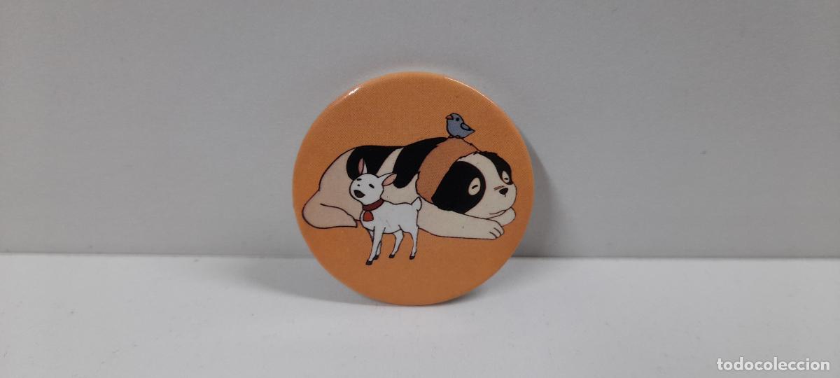 Juguetes antiguos y Juegos de colecci&oacute;n: ANTIGUA CHAPA DE COLECCION DE NIEBLA Y COPO DE NIEVE - HEIDI . TAURUS FLIM . ORIGINAL A&Ntilde;O 1987