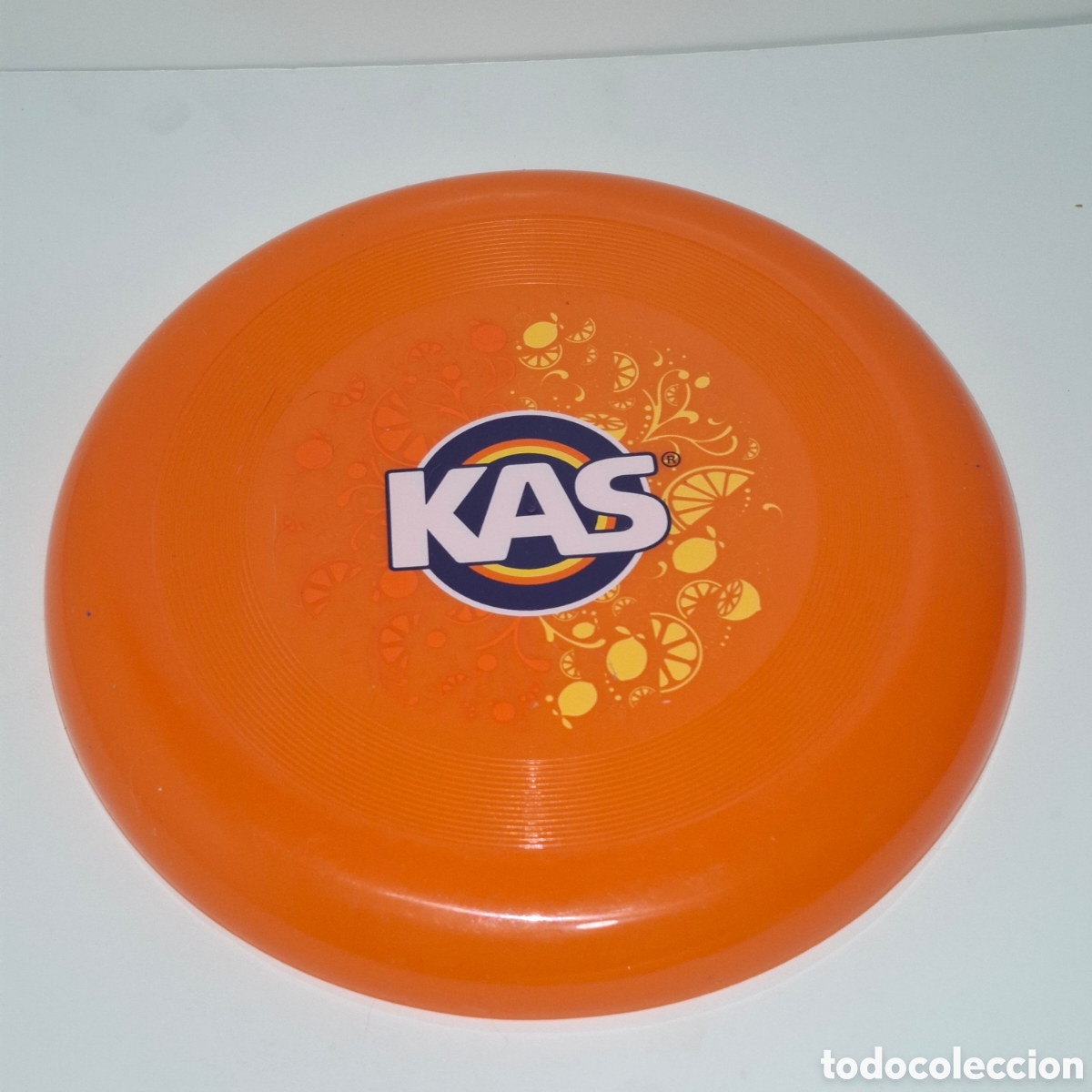 Juguetes antiguos y Juegos de colecci&oacute;n: DISCO FRISBEE PROMOCIONAL REFRESCOS KAS NARANJA