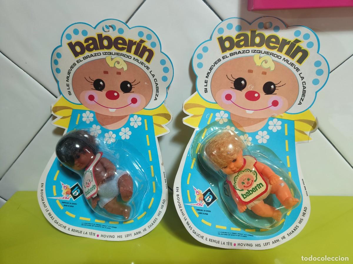 Juguetes antiguos y Juegos de colecci&oacute;n: Ocasion coleccionistas ! 2 antiguos mu&ntilde;ecos beb&eacute;s Baberin a&ntilde;os 70 80 no barriguitas