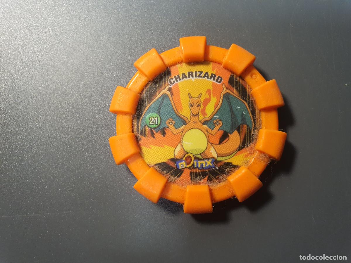 Juguetes antiguos y Juegos de colecci&oacute;n: TAZO POKEMON -- A&Ntilde;O 2007 -- POKEMON BOINX -- CHIPICAO - ESPA&Ntilde;A -- N&ordm; 21 CHARIZARD