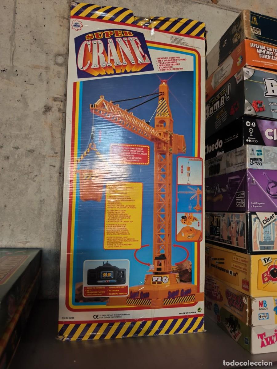 Juguetes antiguos y Juegos de colecci&oacute;n: Juguete vintage Super Crane. 80/90