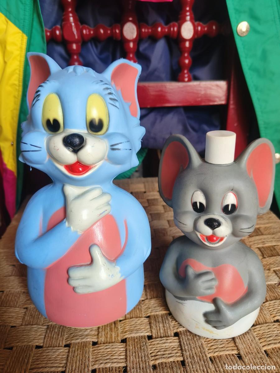 Juguetes antiguos y Juegos de colecci&oacute;n: Ocasion coleccionistas ! 2 figuras tentetieso original vintage a&ntilde;os 70 80 Tom y Jerry