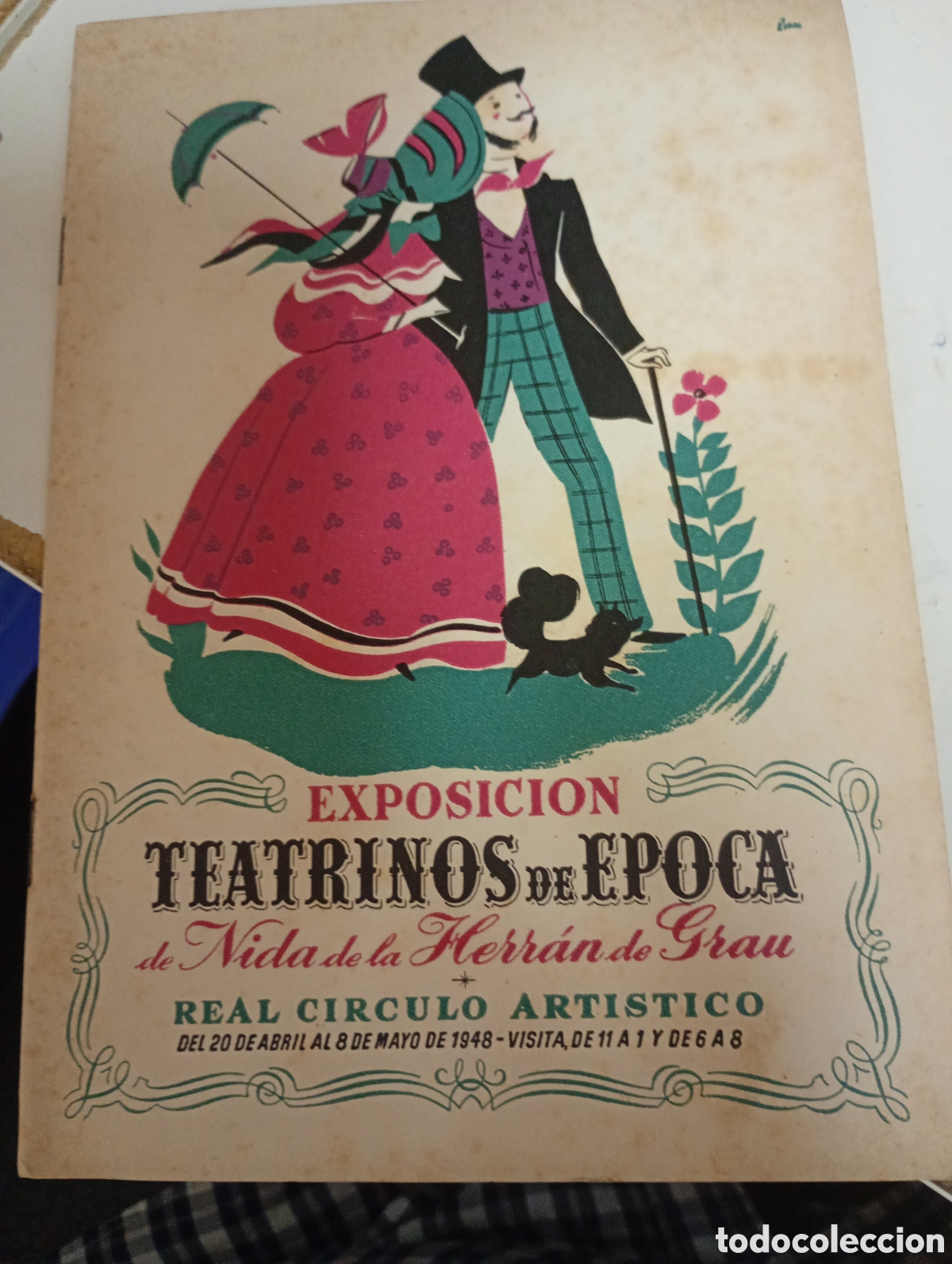 Juguetes antiguos y Juegos de colecci&oacute;n: CATALOGO EXPOSICI&Oacute;N TEATRINOS DE &Eacute;POCA DE NIDA DE LA HERRAN DE GRAU 1948 REAL C&Iacute;RCULO ART&Iacute;STICO BCN