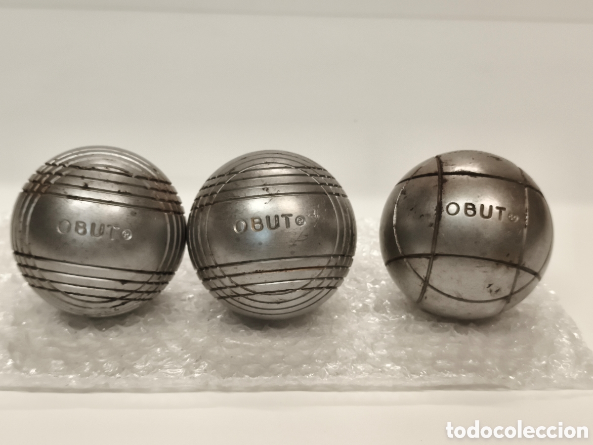 Juguetes antiguos y Juegos de colecci&oacute;n: Bolas de petancas Obut France