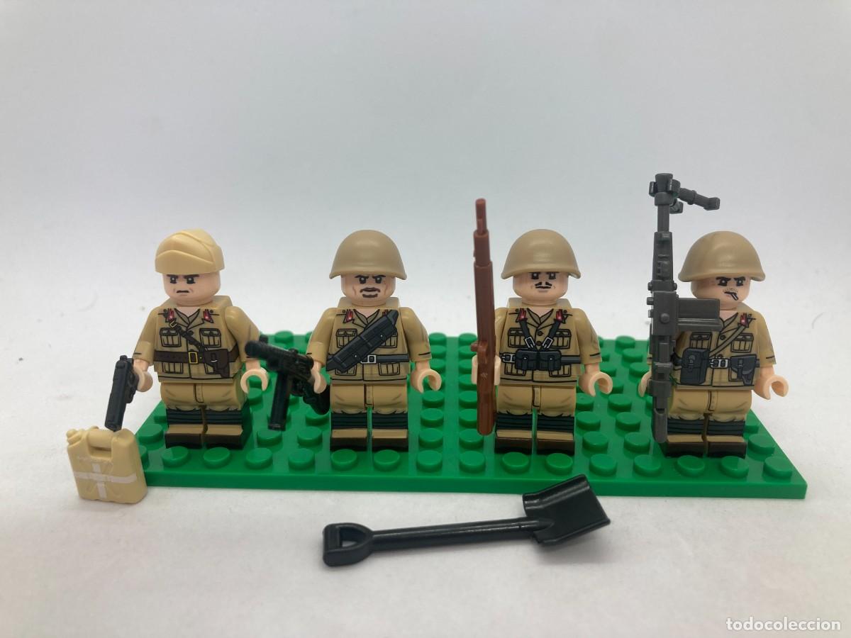 Brinquedos antigos e Jogos de cole&ccedil;&atilde;o: Minifiguras Segunda Guerra Mundial Soldados Italianos