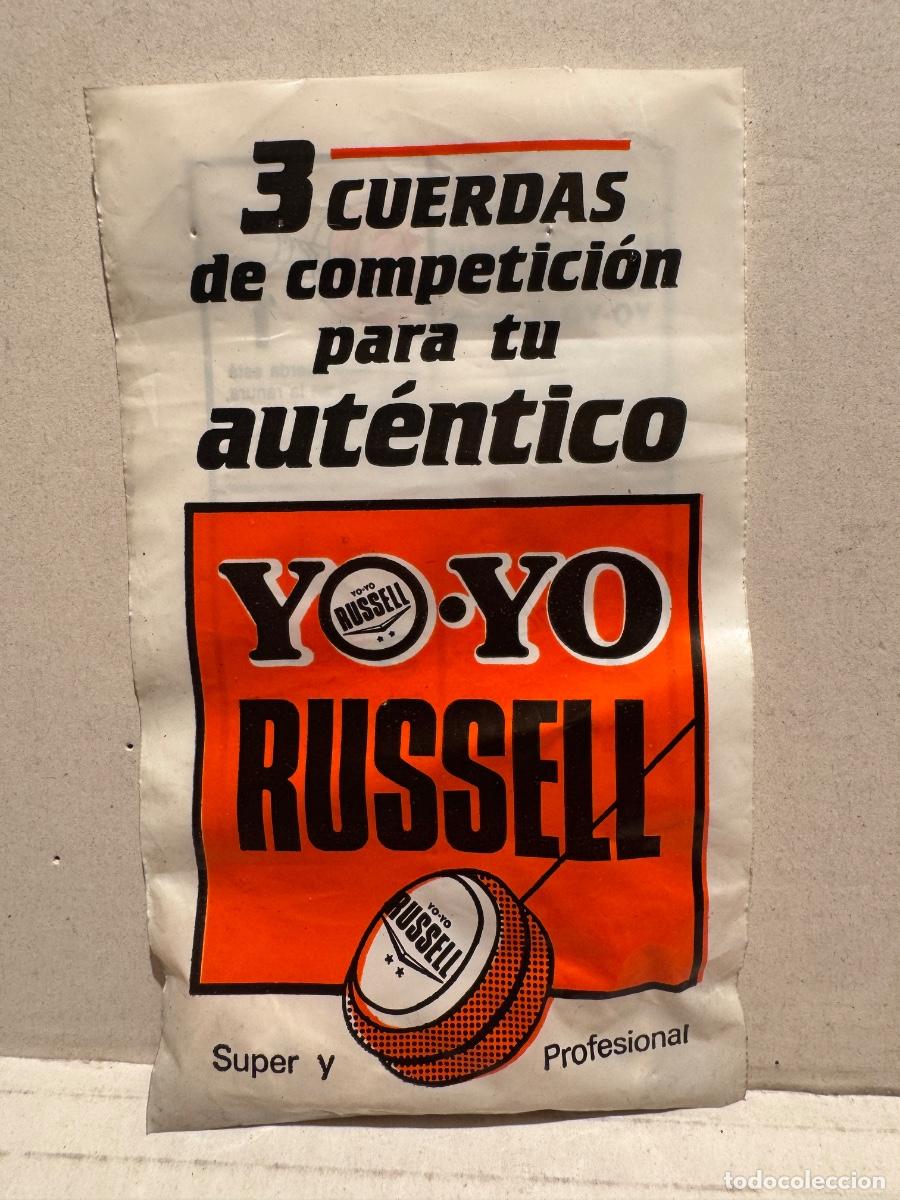 Juguetes antiguos y Juegos de colecci&oacute;n: LOTE DE TRES CUERDAS DE YO YO ORIGINAL RUSSELL A&Ntilde;OS 60/70