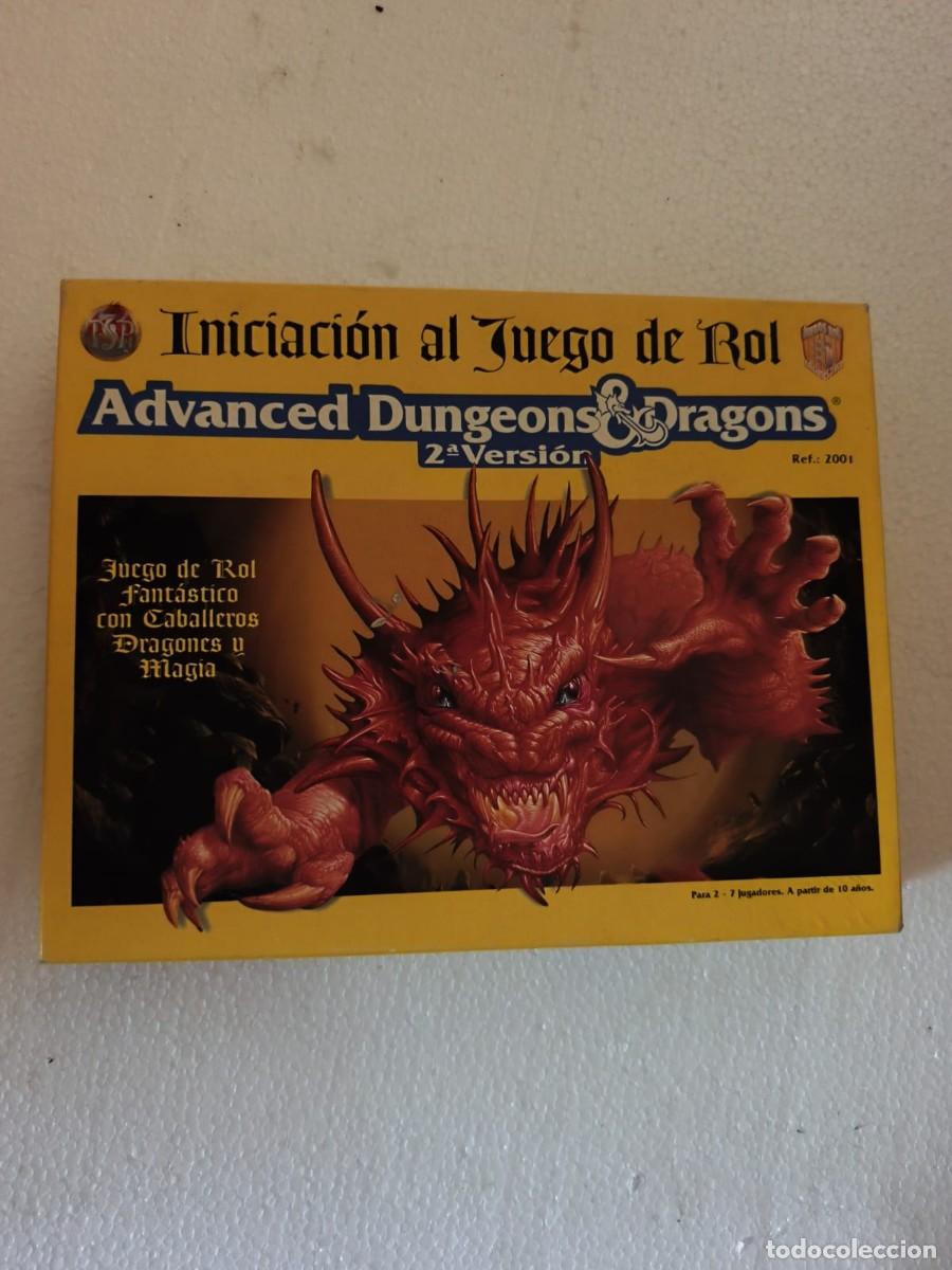 Juguetes antiguos y Juegos de colecci&oacute;n: &laquo;Caja Amarilla&raquo; de Iniciaci&oacute;n al Juego de Rol de Advanced Dungeons & Dragons (2&ordf; Versi&oacute;n) 1996