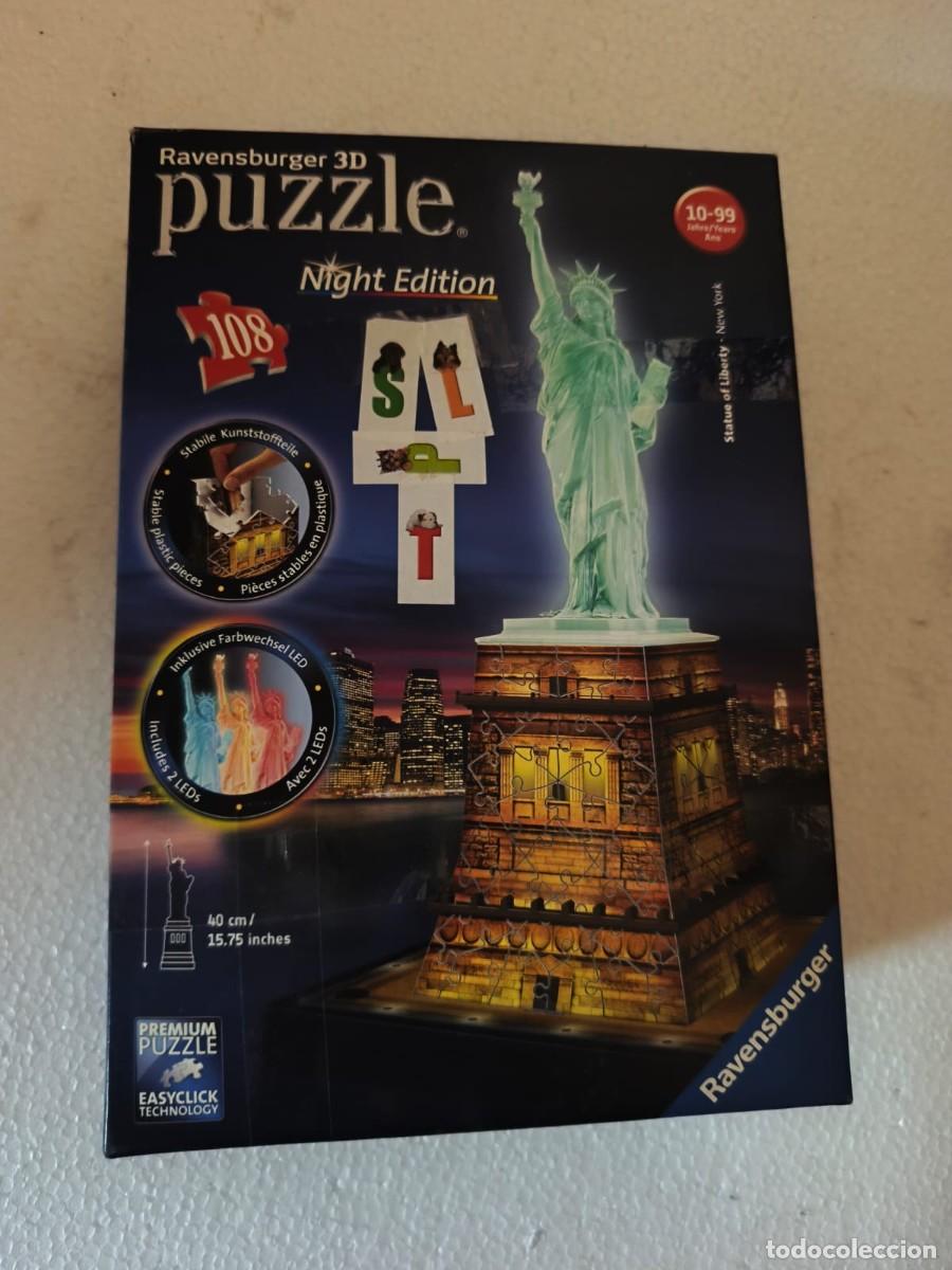 Juguetes antiguos y Juegos de colecci&oacute;n: Puzzle 3D de la Estatua de la Libertad. Ravensburger. 2016