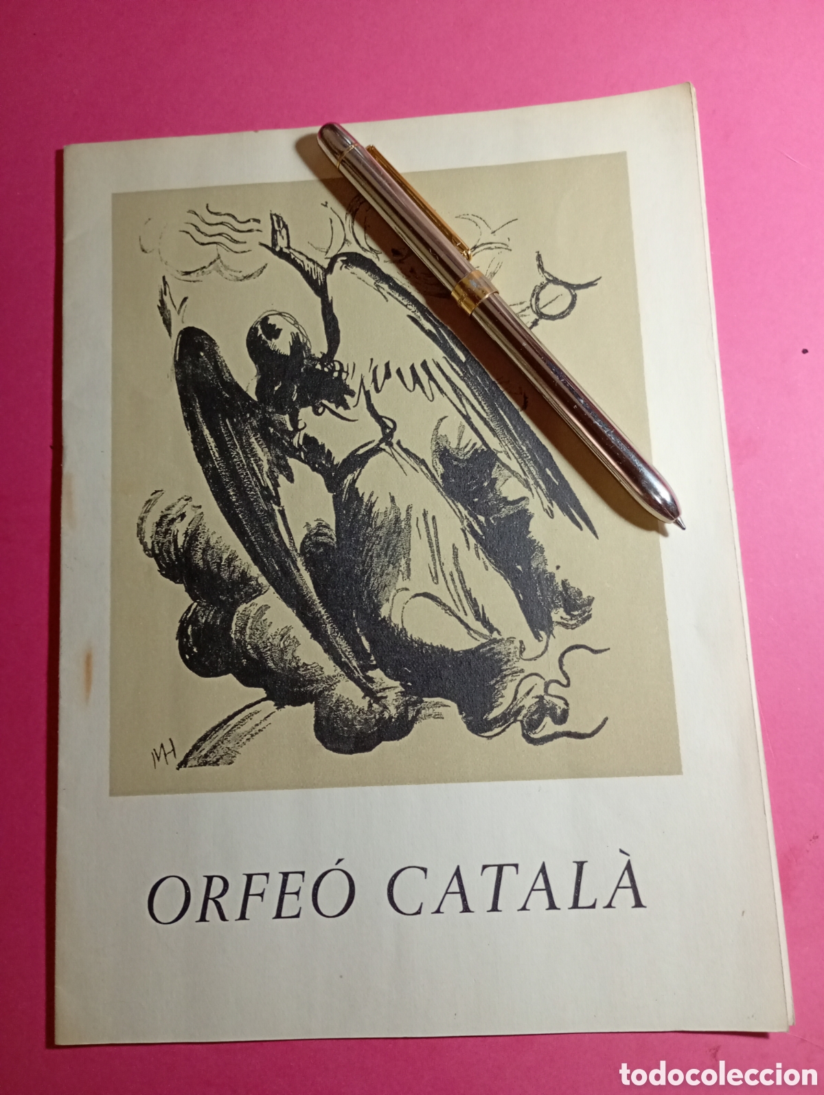 Juguetes antiguos y Juegos de colecci&oacute;n: PALAU DE LA M&Uacute;SICA CONCIERTO ORFE&Oacute; CATAL&Agrave; 9/4 1960 DIR. LUIS M&ordf; MILLET Y JACQUELINE BRUMAIRE SOPRANO