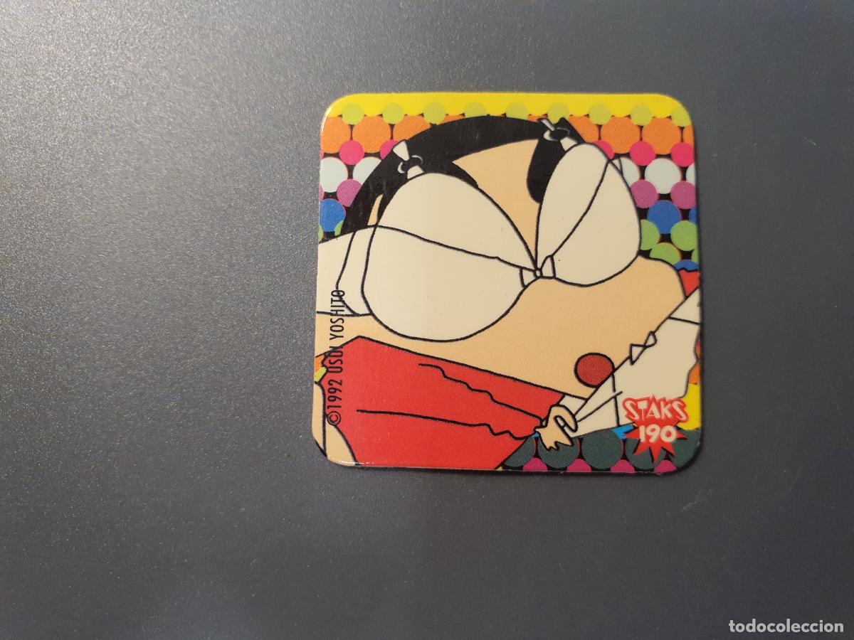 Juguetes antiguos y Juegos de colecci&oacute;n: TAZO STAKS CROMO SHINCHAN -- 1992 -- PANINI -- N&ordm; 190