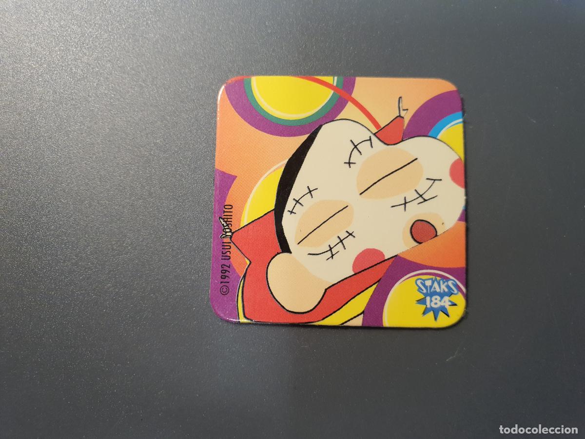 Juguetes antiguos y Juegos de colecci&oacute;n: TAZO STAKS CROMO SHINCHAN -- 1992 -- PANINI -- N&ordm; 184