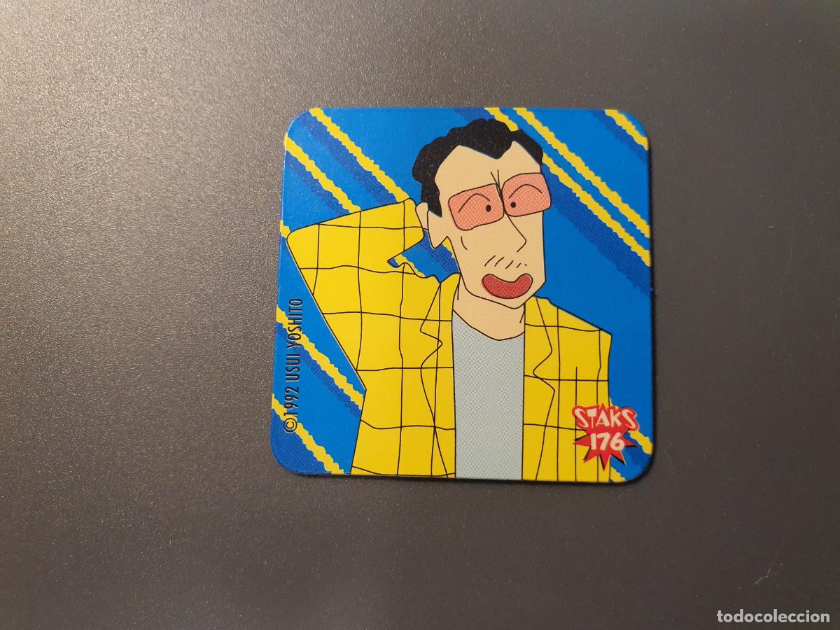 Juguetes antiguos y Juegos de colecci&oacute;n: TAZO STAKS CROMO SHINCHAN -- 1992 -- PANINI -- N&ordm; 176