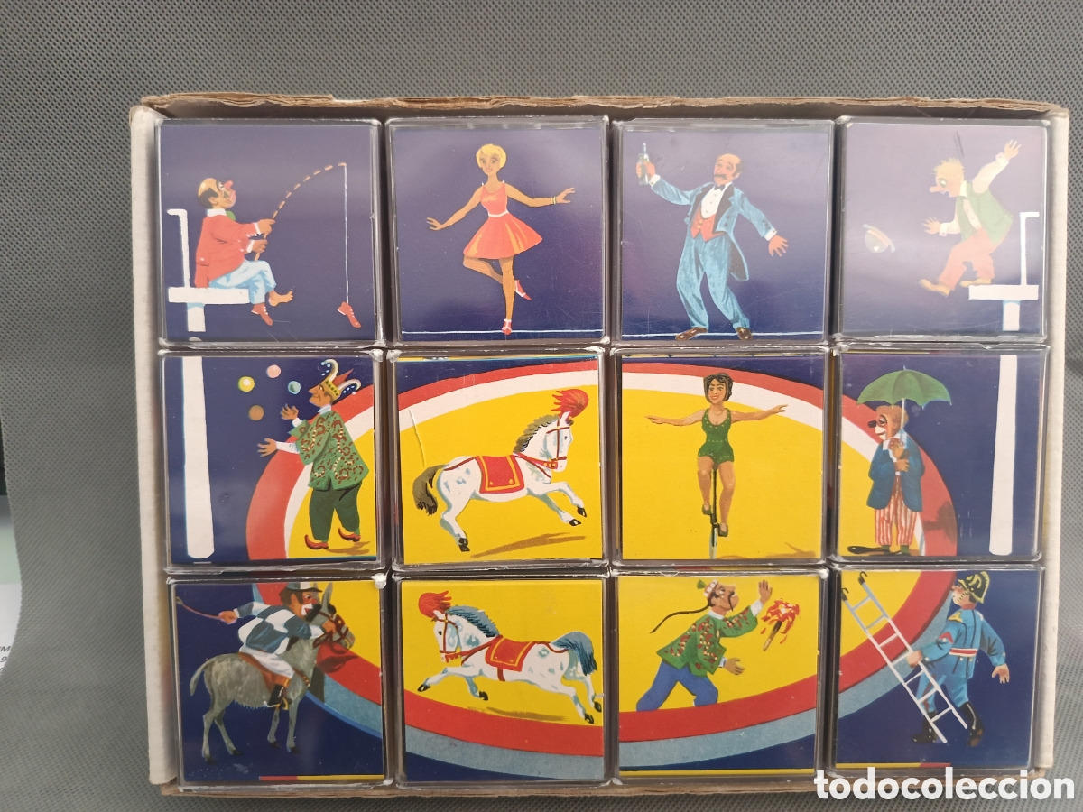 Juguetes antiguos y Juegos de colecci&oacute;n: Rompecabezas Circo cubos metacrilato o plastico duro