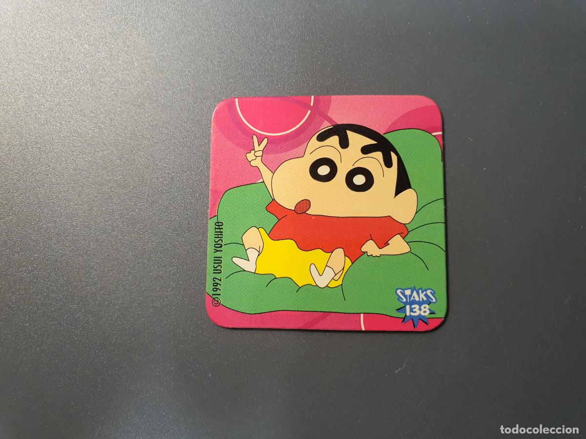 Juguetes antiguos y Juegos de colecci&oacute;n: TAZO STAKS CROMO SHINCHAN -- 1992 -- PANINI -- N&ordm; 138