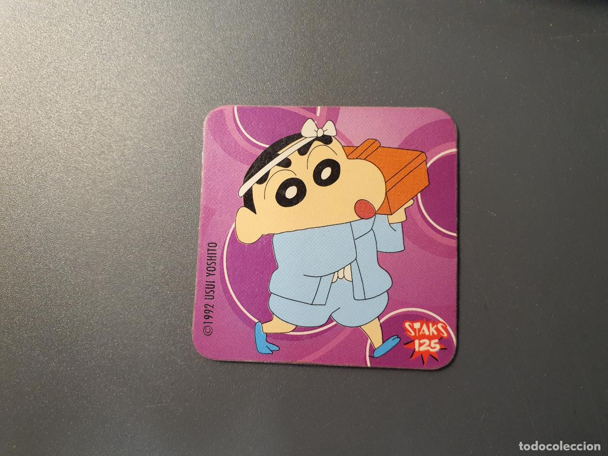 Juguetes antiguos y Juegos de colecci&oacute;n: TAZO STAKS CROMO SHINCHAN -- 1992 -- PANINI -- N&ordm; 125