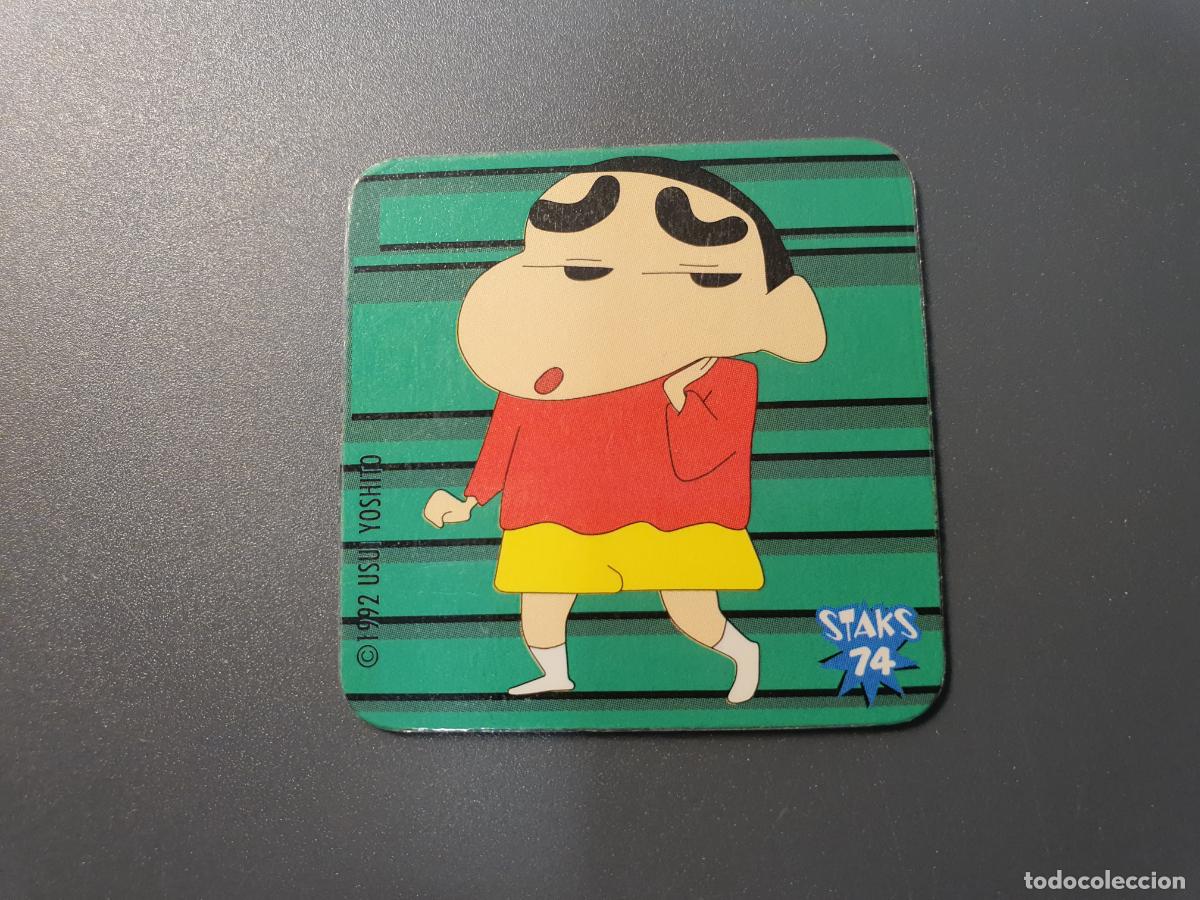 Juguetes antiguos y Juegos de colecci&oacute;n: TAZO STAKS CROMO SHINCHAN -- 1992 -- PANINI -- N&ordm; 74