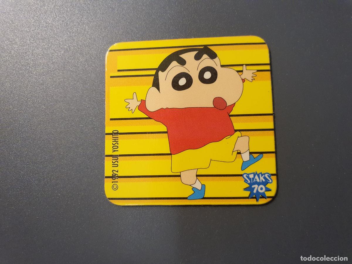 Juguetes antiguos y Juegos de colecci&oacute;n: TAZO STAKS CROMO SHINCHAN -- 1992 -- PANINI -- N&ordm; 70