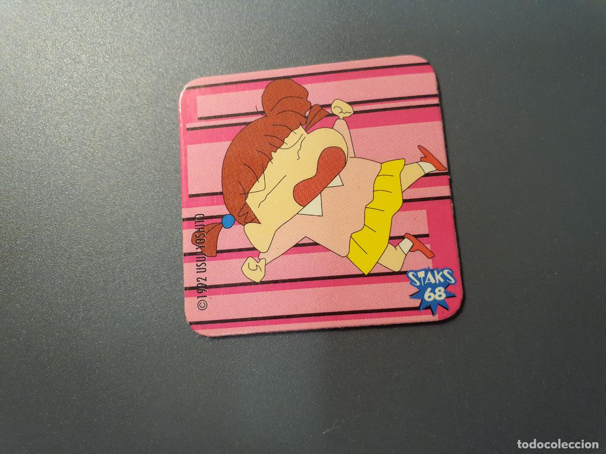 Juguetes antiguos y Juegos de colecci&oacute;n: TAZO STAKS CROMO SHINCHAN -- 1992 -- PANINI -- N&ordm; 68