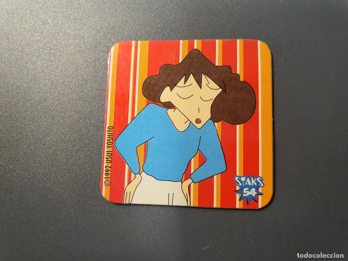 Juguetes antiguos y Juegos de colecci&oacute;n: TAZO STAKS CROMO SHINCHAN -- 1992 -- PANINI -- N&ordm; 54