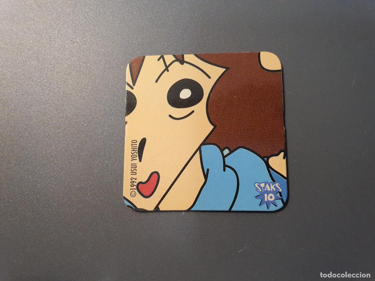 Juguetes antiguos y Juegos de colecci&oacute;n: TAZO STAKS CROMO SHINCHAN -- 1992 -- PANINI -- N&ordm; 10