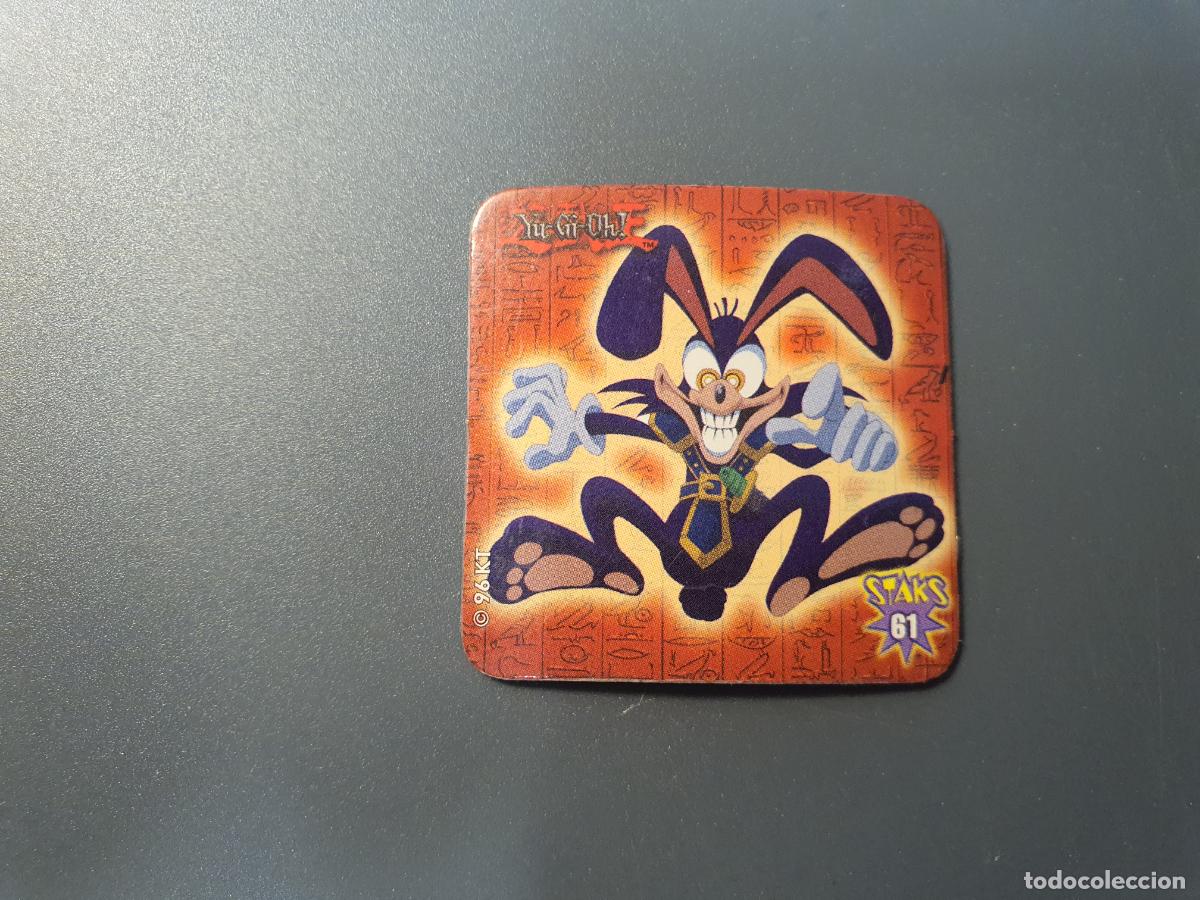 Juguetes antiguos y Juegos de colecci&oacute;n: STAKS YUGIOH YU GI OH IMAN TAZO CROMO - N&ordm; 61
