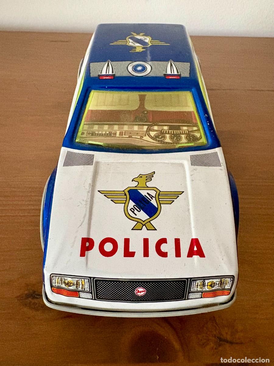 Juguetes antiguos y Juegos de colecci&oacute;n: COCHE EN BUENAS CONDICIONES MARCA PAYVA POLICIA, SIN CAJA, 19X7X8 CENT&Iacute;METROS, CHAPA Y PLASTICO
