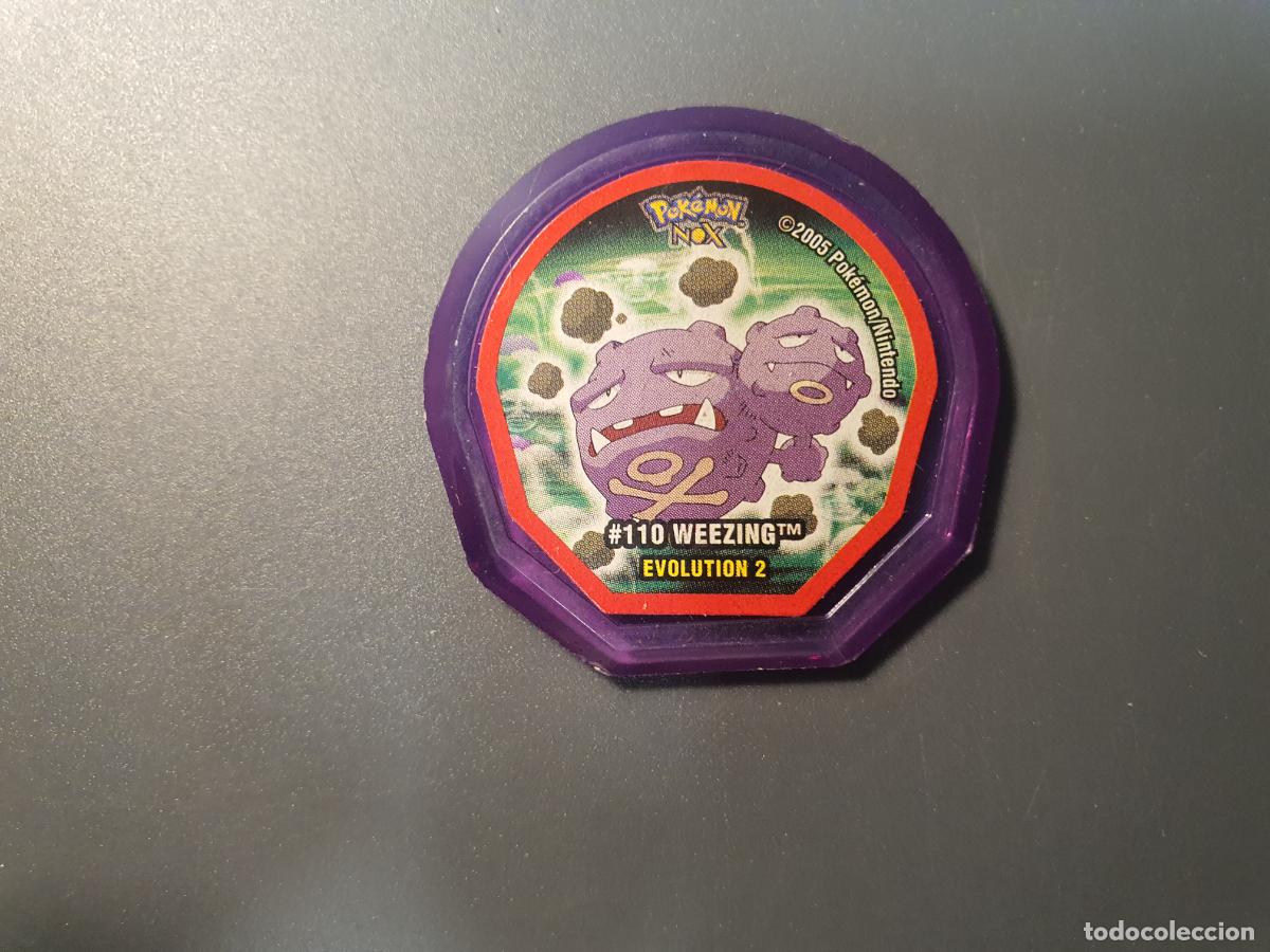 Juguetes antiguos y Juegos de colecci&oacute;n: TAZO POKEMON -- A&Ntilde;O 2005 -- POKEMON NOX -- NINTENDO -- N&ordm; 110