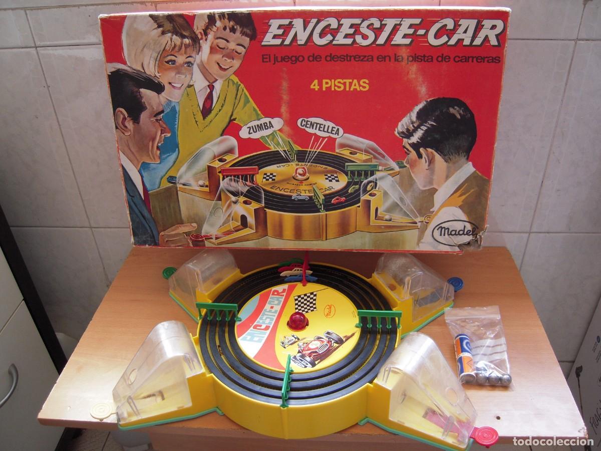 Juguetes antiguos y Juegos de colecci&oacute;n: ENCESTE CAR de madel Juguete Clasico de habilidad. A&ntilde;os 70 Completo