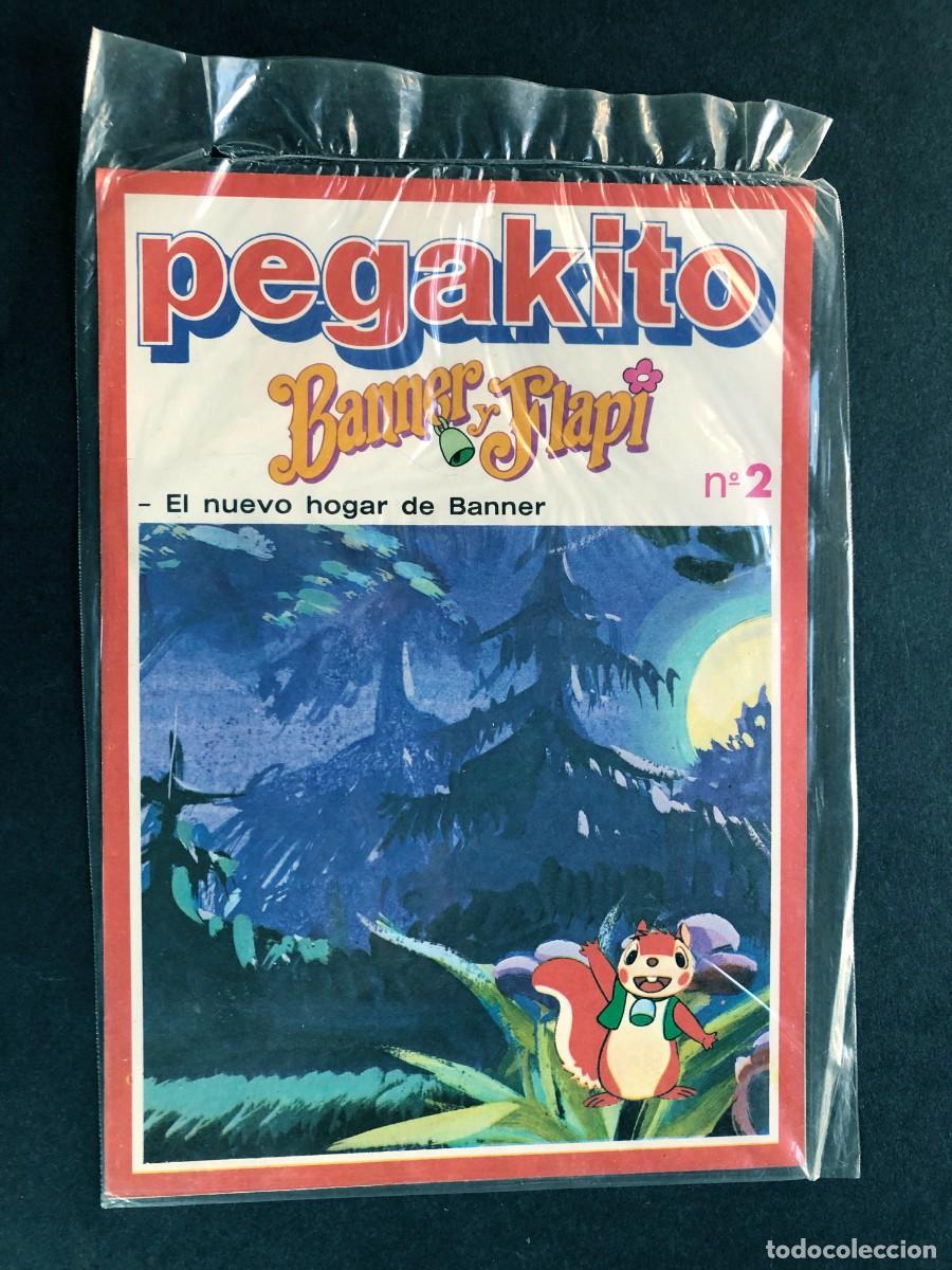 Juguetes antiguos y Juegos de colecci&oacute;n: PEGAKITO / BANNER Y FLAPI / N&ordm; 2 NUEVO HOGAR DE BANNE / ESCENARIO Y PEGATINAS / SIN USAR -PRECINTADO