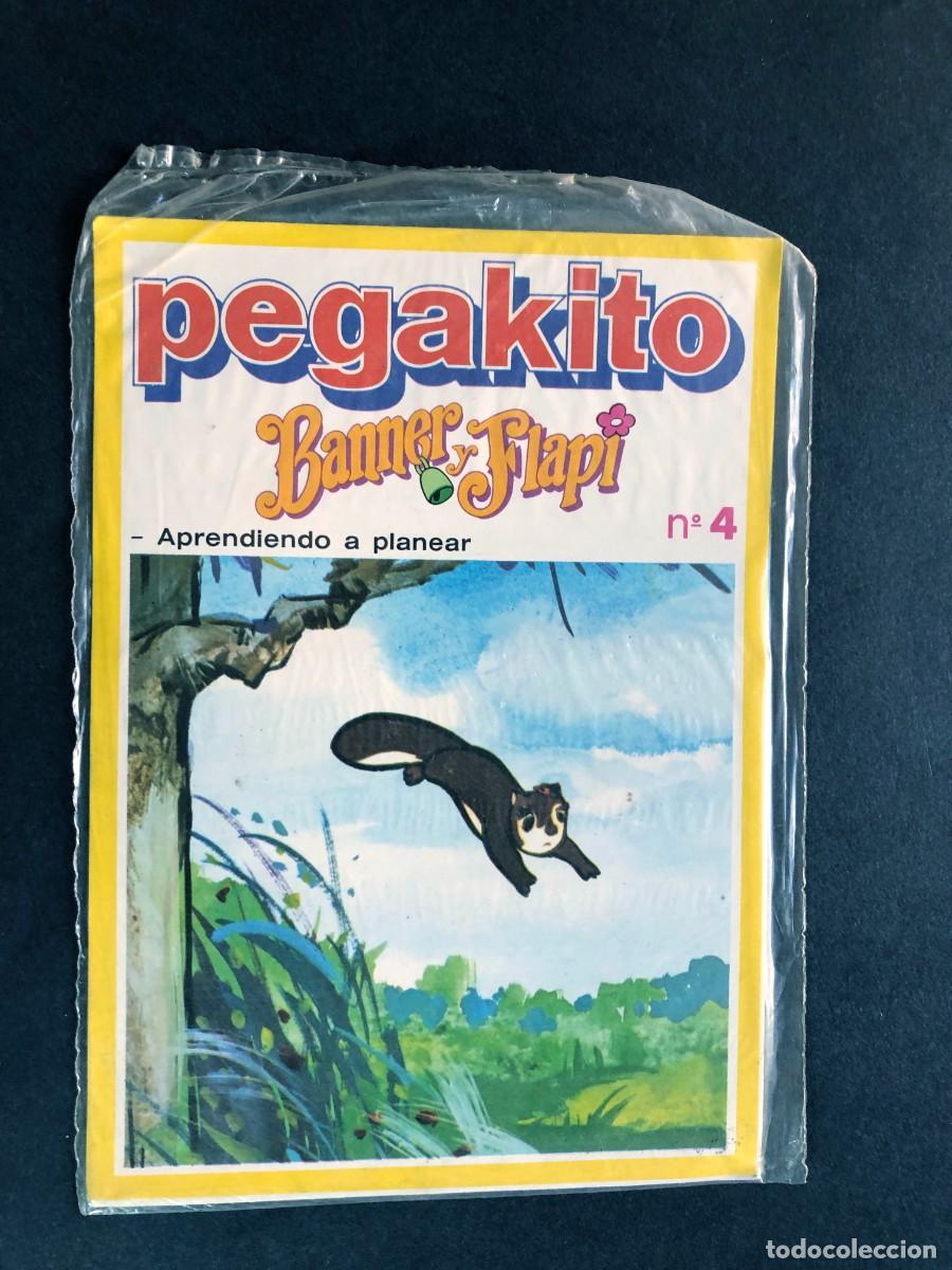Juguetes antiguos y Juegos de colecci&oacute;n: PEGAKITO / BANNER Y FLAPI / N&ordm; 4 APRENDIENDO A PLANEAR /ESCENARIO Y PEGATINAS / SIN USAR -PRECINTADO