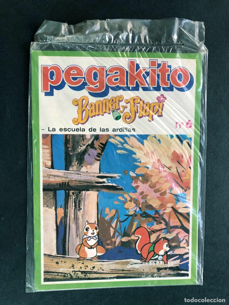 Juguetes antiguos y Juegos de colecci&oacute;n: PEGAKITO / BANNER Y FLAPI / N&ordm; 6 LA ESCUELA /ESCENARIO Y PEGATINAS / SIN USAR -PRECINTADO