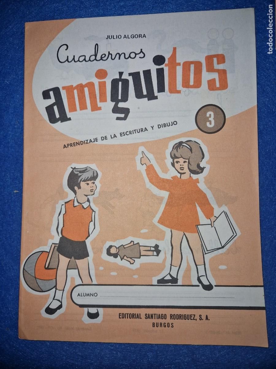 Jouets Anciens et Jeux de collection: AMIGUITOS - CUADERNOS CALIGRAFIA ESCUELA A&Ntilde;OS 60-70