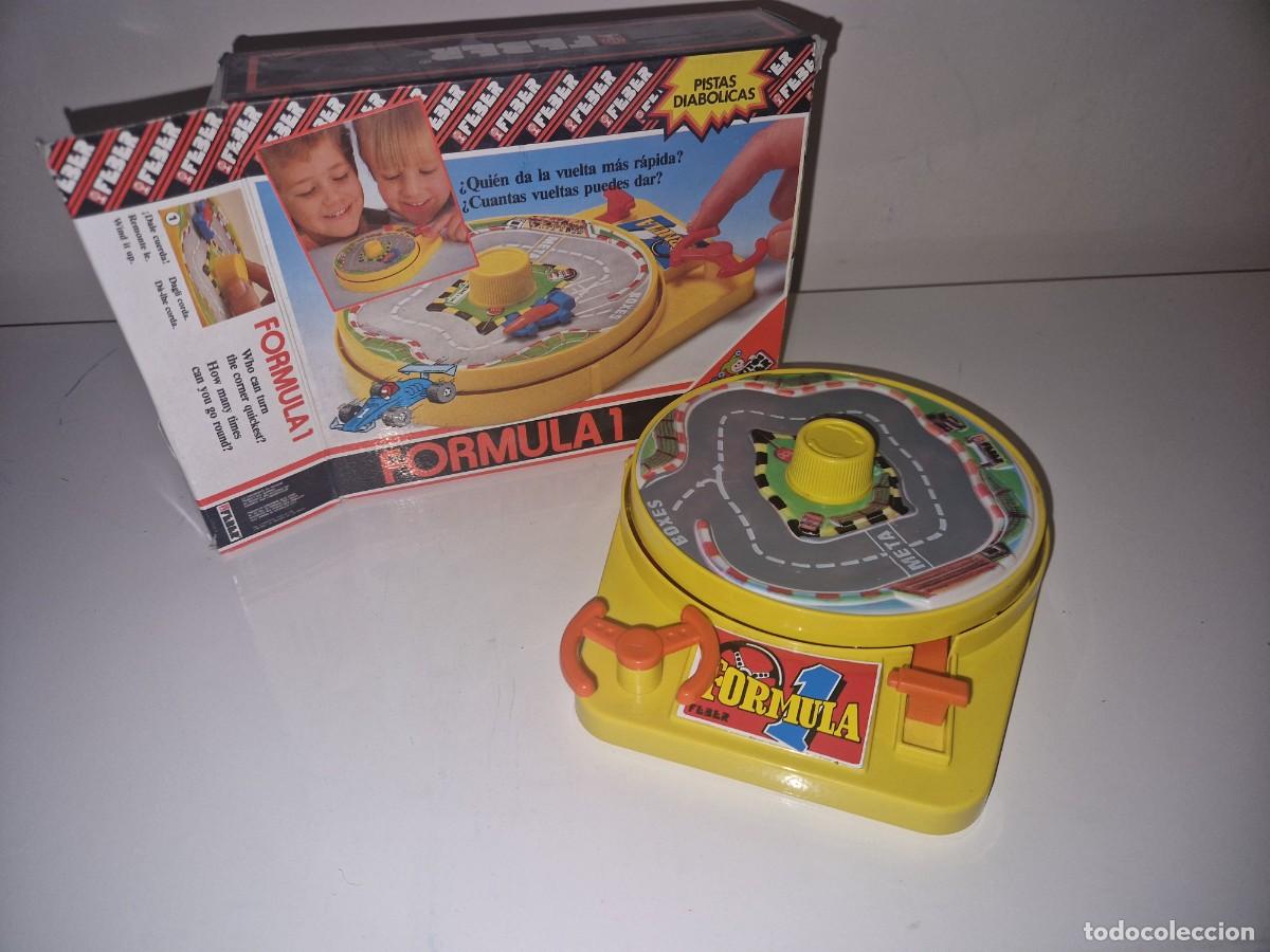 Juguetes antiguos y Juegos de colecci&oacute;n: FEBER Pistas diabolicas Formula 1. Nuevo. A&ntilde;os 80.