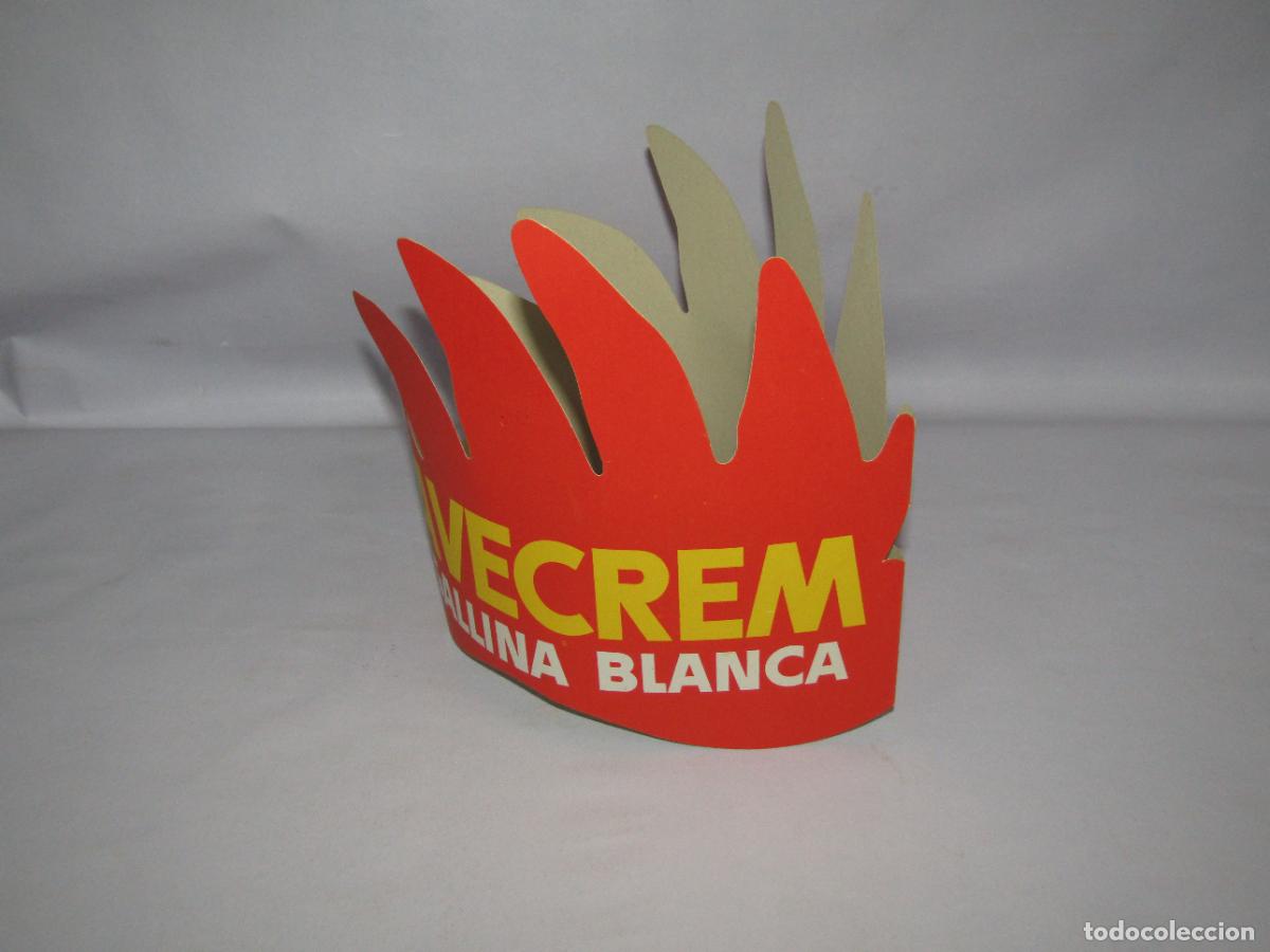 Juguetes antiguos y Juegos de colecci&oacute;n: Antigua Gorro Cresta para la Cabeza Obsequio Publicidad de AVECREM de GALLINA BLANCA