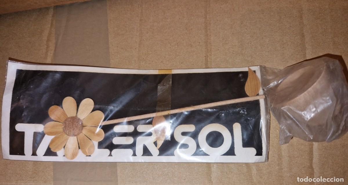 Juguetes antiguos y Juegos de colecci&oacute;n: TALLER SOL, ARTESANIA, FIGURA DECORATIVA, TIESTO CON FLOR