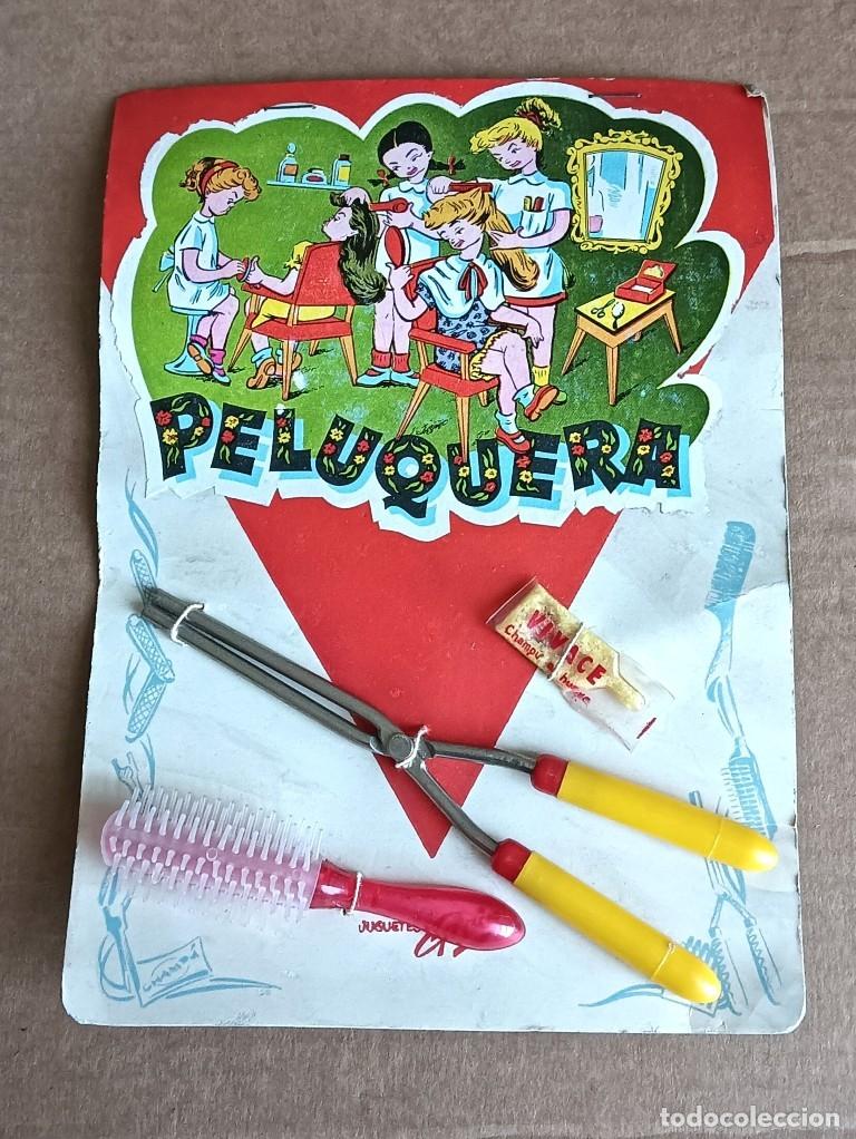 Jouets Anciens et Jeux de collection: PELUQUERIA Grain - Sin usar sacados de una jugueter&iacute;a antigua