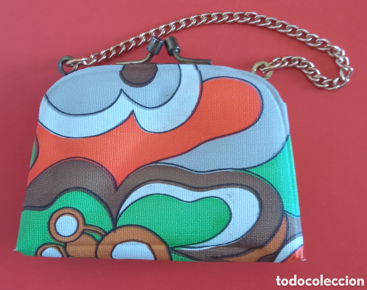 Juguetes antiguos y Juegos de colecci&oacute;n: MONEDERO CADENA INFANTIL,CIERRE MET&Aacute;LICO.NACIONAL 70'S.NUEVO.