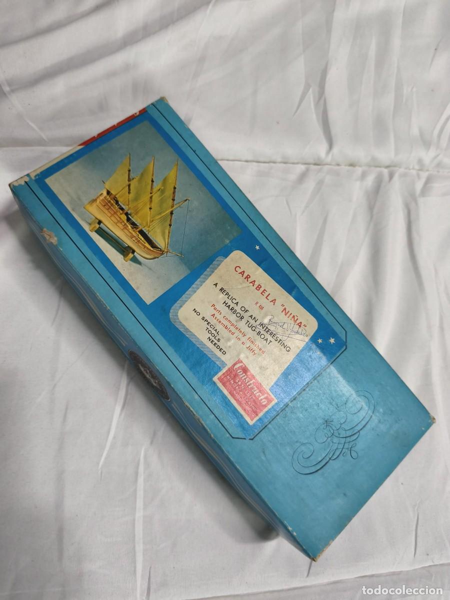 Giocattoli antichi e Giochi di collezione: Kit de maqueta de madera vintage de la &rdquo;Carabela Ni&ntilde;a&rdquo;. Consructo.