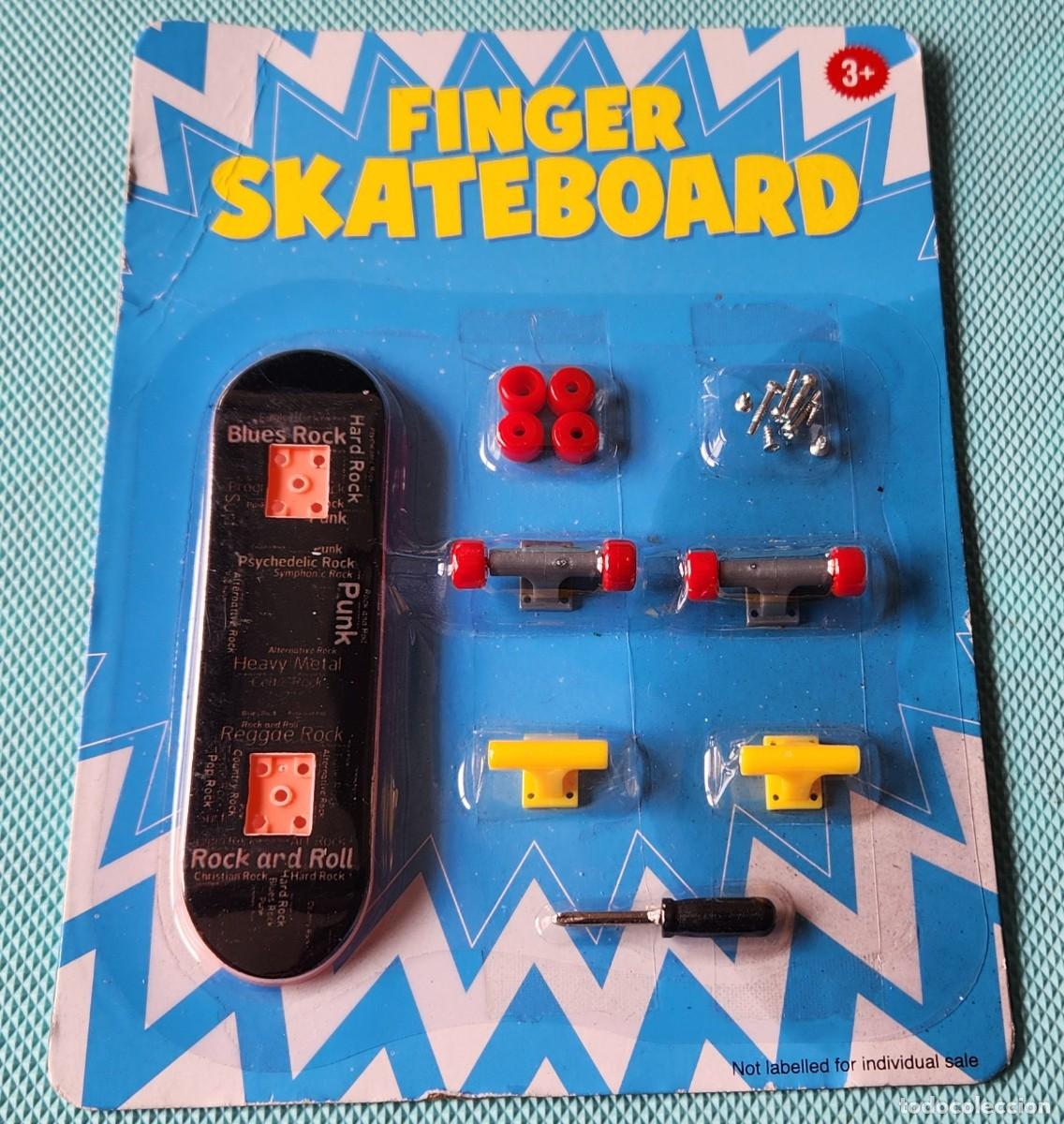 Juguetes antiguos y Juegos de colecci&oacute;n: FINGER SKATEBOARD - set vintage - skate + accesorios EN SU PACKAGING
