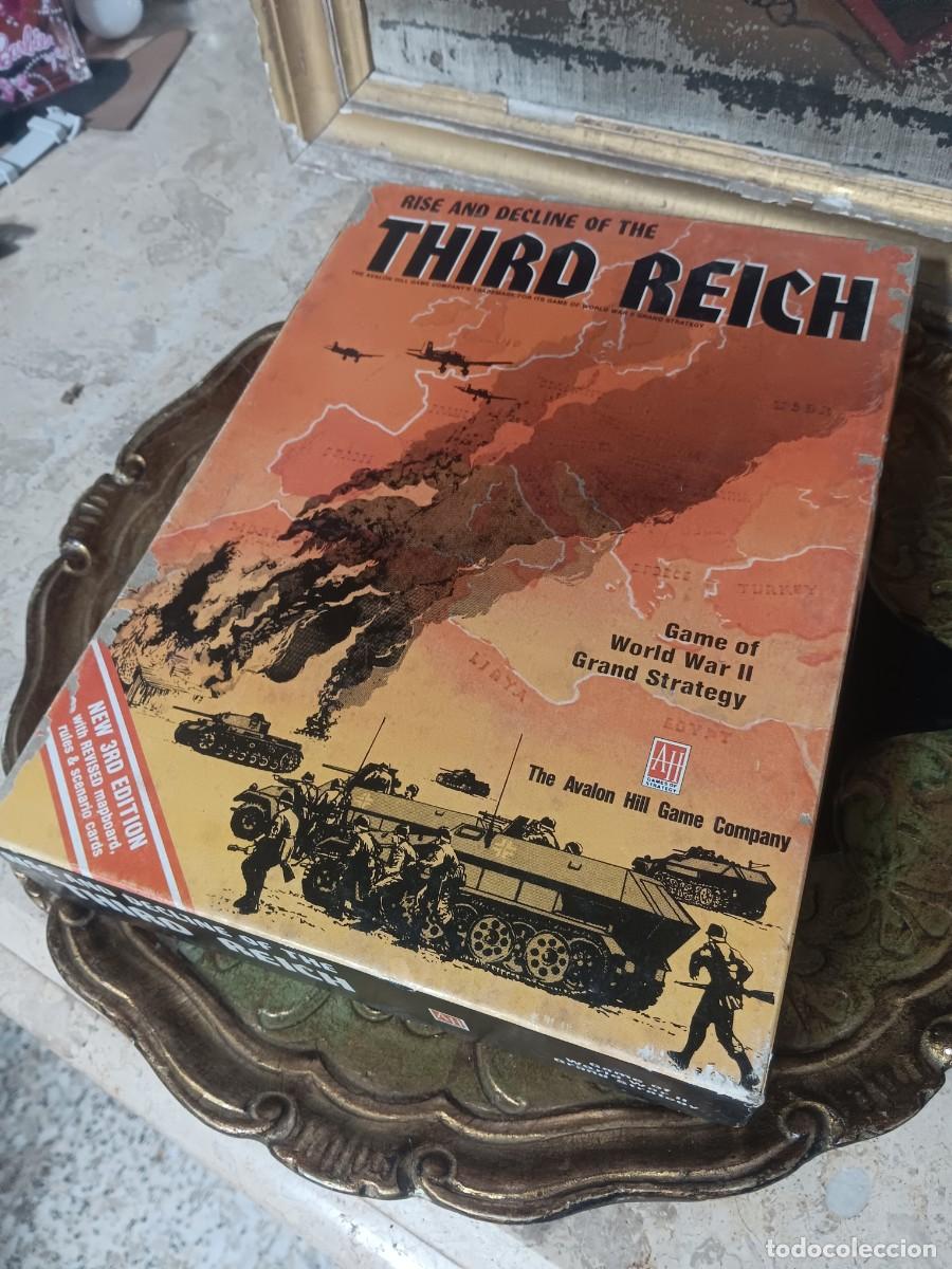 Juguetes antiguos y Juegos de colecci&oacute;n: Rise and Decline of the Third Reich de Avalon Hill. Es un juego de &rdquo;gran estrategia&rdquo; dise&ntilde;ado para